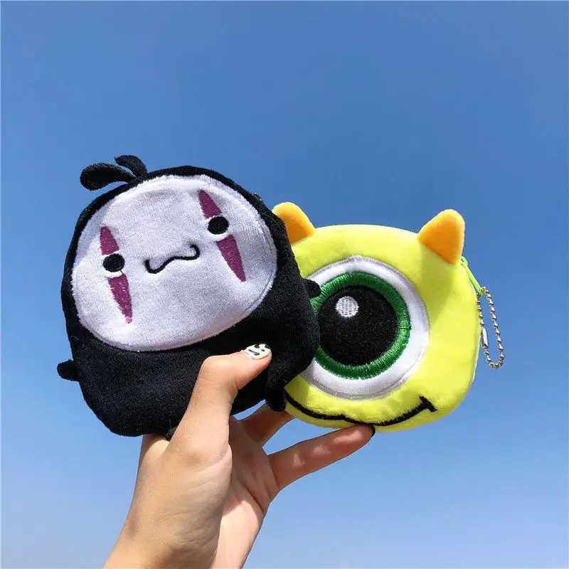 10cm kaii Coin Purse Carto Anime Plush Purse Student Children Wallet Cute CINNAMOROLL Small Storage Bag Girl Christmas GiftsXJ241111