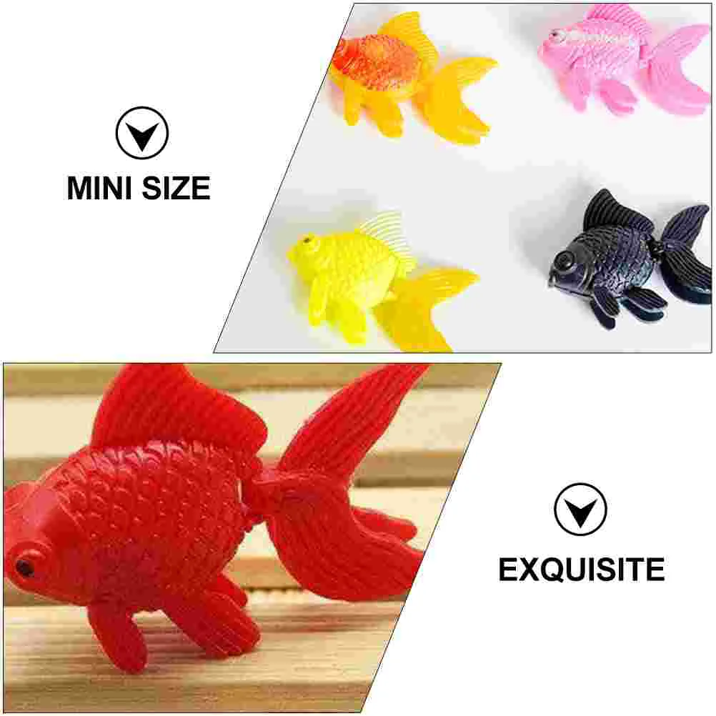 Tropical Aquarium Toy new Artificial Tank Floating Goldfish Decor Ornament Model 2025 Fake Moving Ornaments Kid Accessory Rubber Lifelike