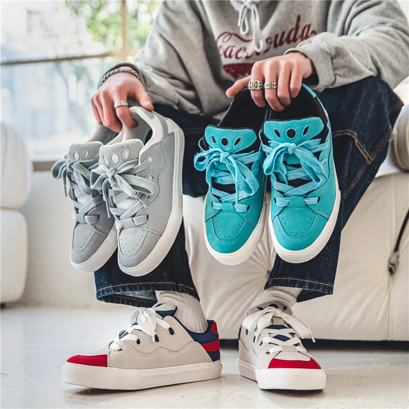 2023 Spring Blue Skateboard Shoes Men Women Size 44 Classic new Low Flat Skate Sneakers 2025 Light Comfortable Training Shoes Zapatillas