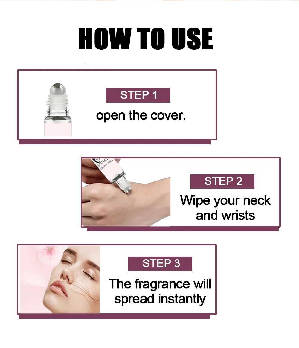 Portable Cologne pheromone perfume for men perfume attracts women Sexy seduction Dating Lasting perfume oilW241102