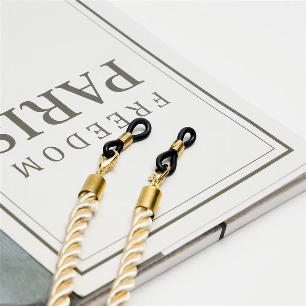 new Twist Rope Eye 2025 Glasses Strap New Design Sunglasses Lanyard Necklace Eyeglass Glasses Chain Cord Reading Glasses Strap Decoration
