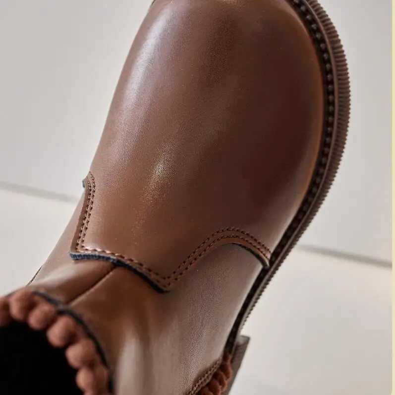 Autumn and Winter New Girls Short Boots Fashion Bow Baby Shoes Soft soled Childrens Princess Shoes Snow Boots M241102