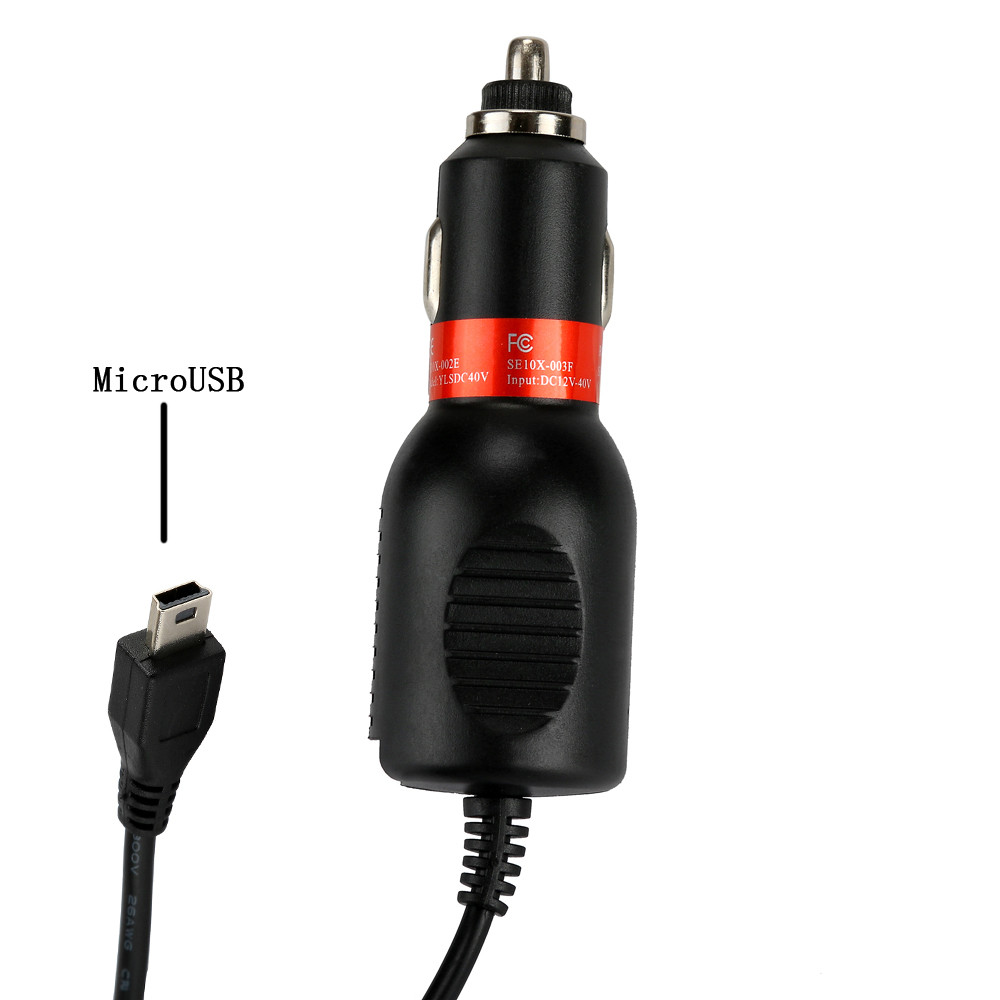 Dc 5v 2a Mini Usb Car Power Charger Adapter Cable Cord For Gps Tachograph Phone Car Accessories Auto Parts Automotive Parts