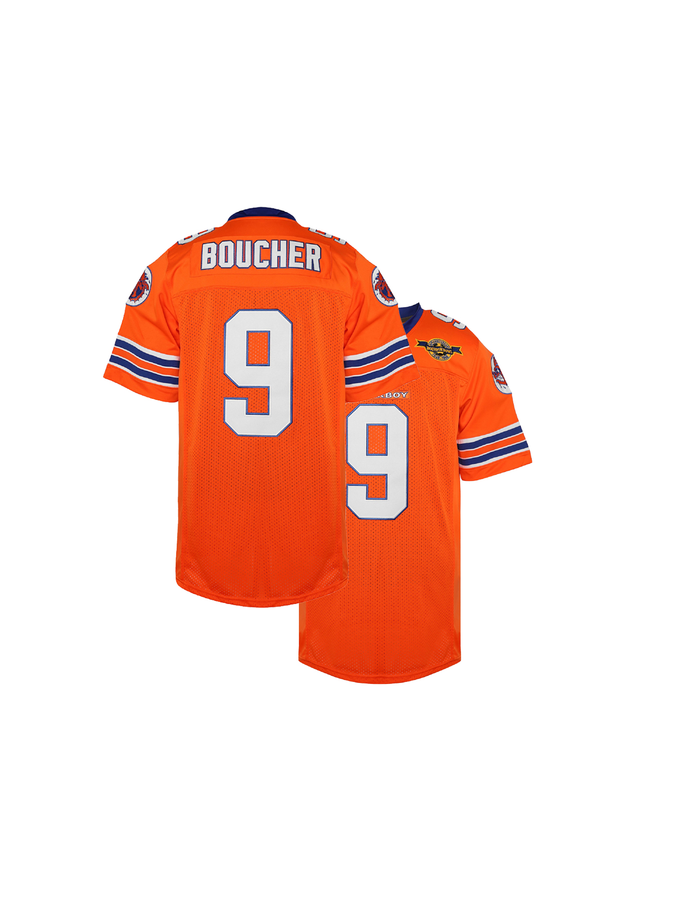 #9 Bobby Boucher Orange Football Jersey