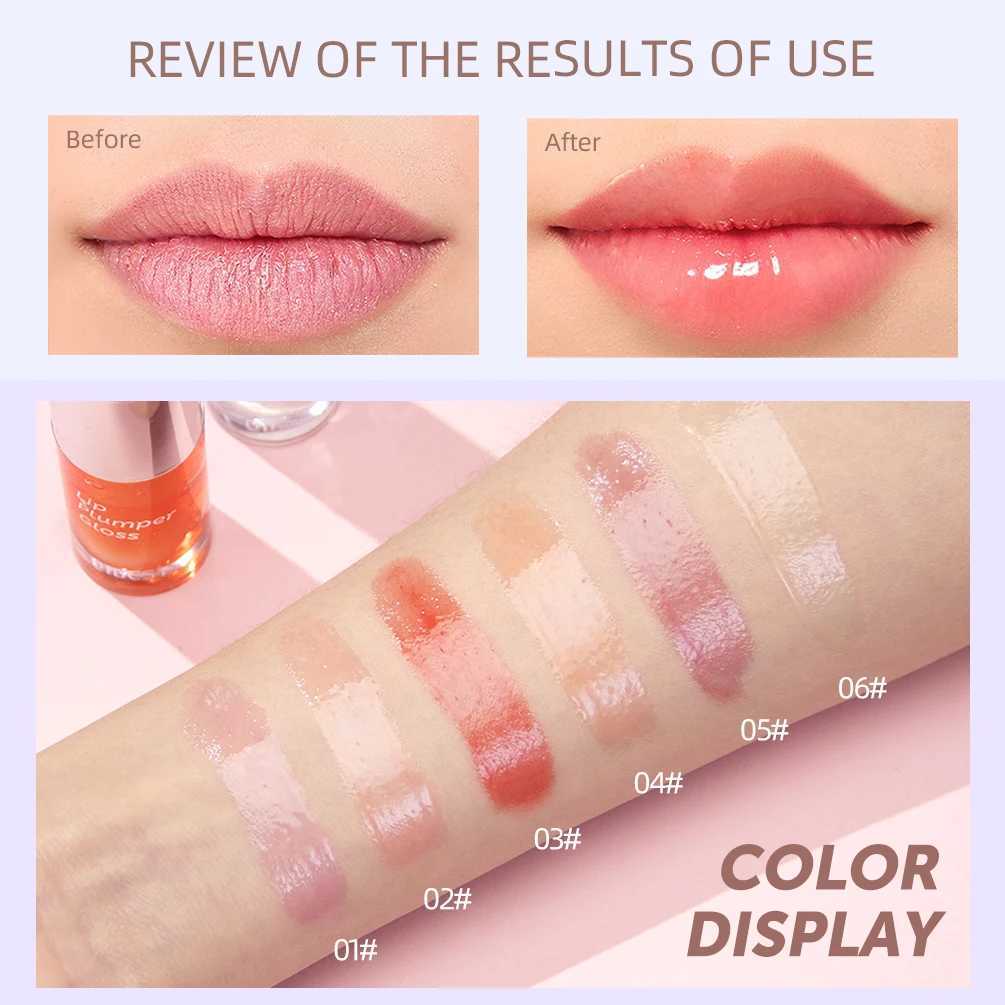 QIBEST Crystal Jelly Moisturizing lipstick Glossy Natural Moisturizing Cream Lasting lipstick Care lipstick W241101