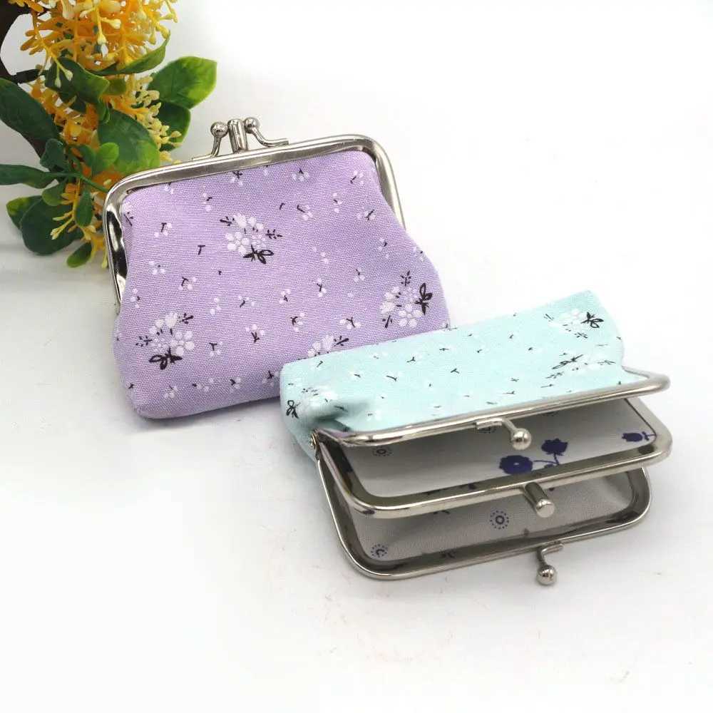 Printed Mini Key Card Holder Cluh Bag Fi Handbag Double Layer Hasp Coin Purse Zero Purses Cluh Bag Small WalletXJ241111