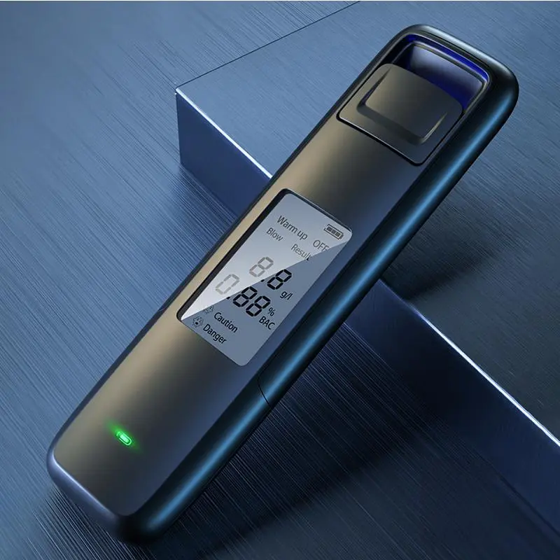 Non-Contact Alcohol Tester with Digital Display Screen USB Rechargeable Breathalyzer Analyzer High Accuracy Breathalyzer