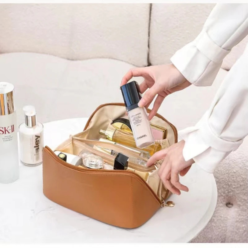 Makeup organizer womens toilet kit makeup box storage bag womens box makeup bag travel zipper 241031