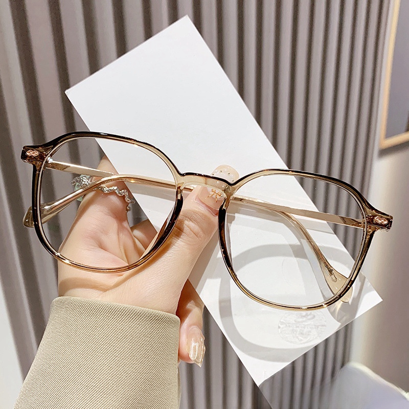 8081 Unparalleled anti blue light and anti radiation glasses fashion trend Korean version female student anti blue light flat lens