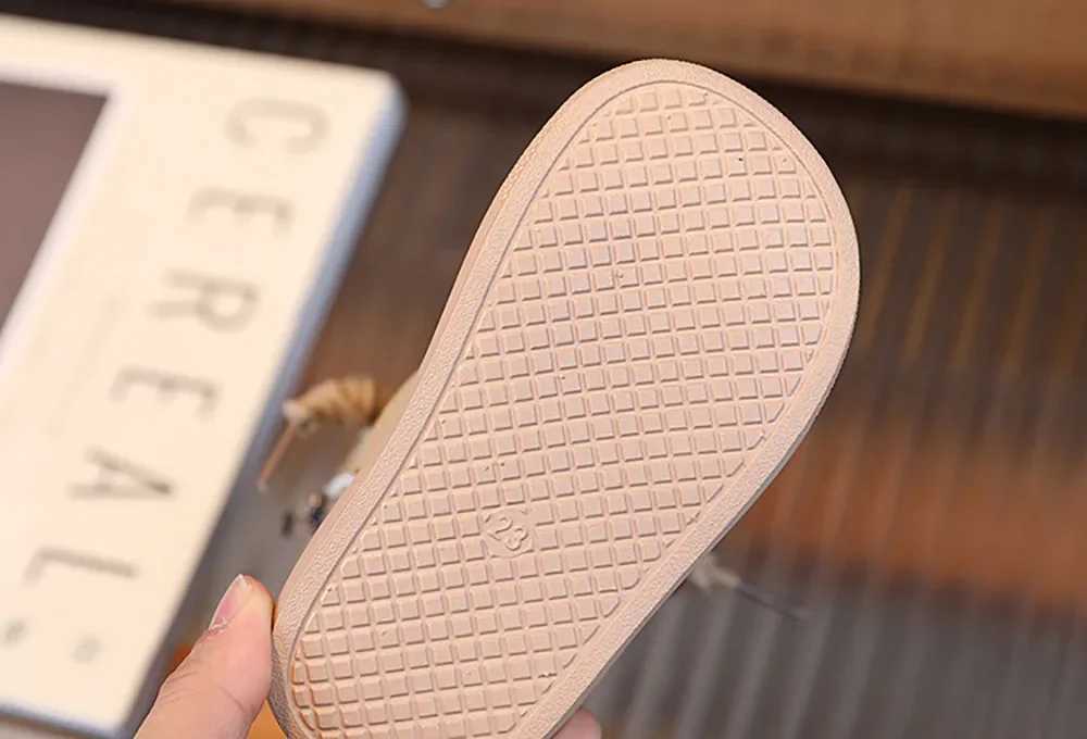 Trend Fashion Winter Womens Shoes Korean Sled PU Leather Childrens Snow Boots Thick Warm Plush Shoes Childrens Artificial Fur M241102