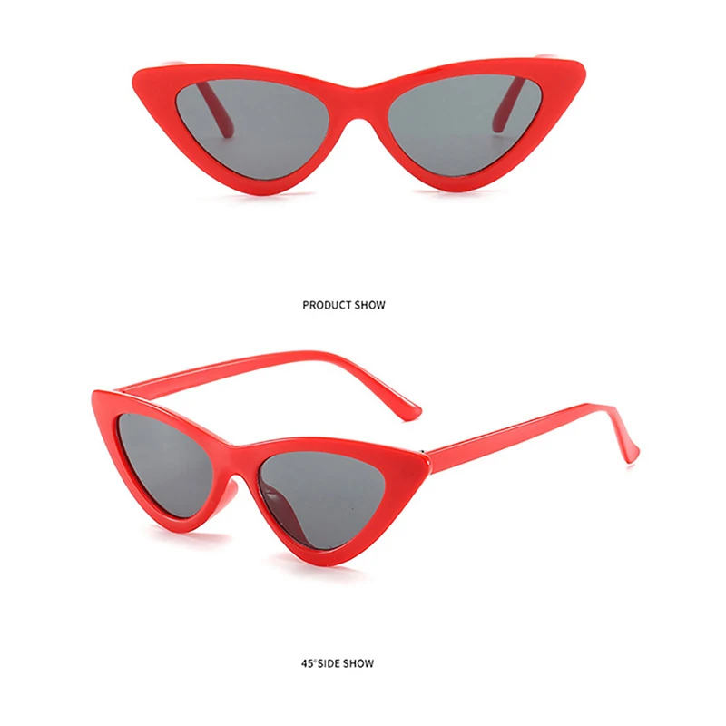 Vintage Cat Eye Triangle Sunglasses 2025 Small Sun new Glasses UV400 Polarized Streetwear Trending Eyewear Shades Female Glasses