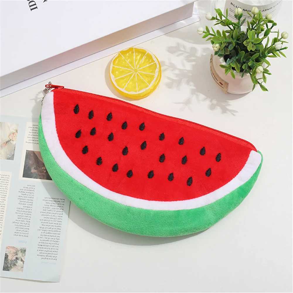 Cute BIG 20CM Plush Coin Purse Bag Fruit Cactus PineappleXJ241111