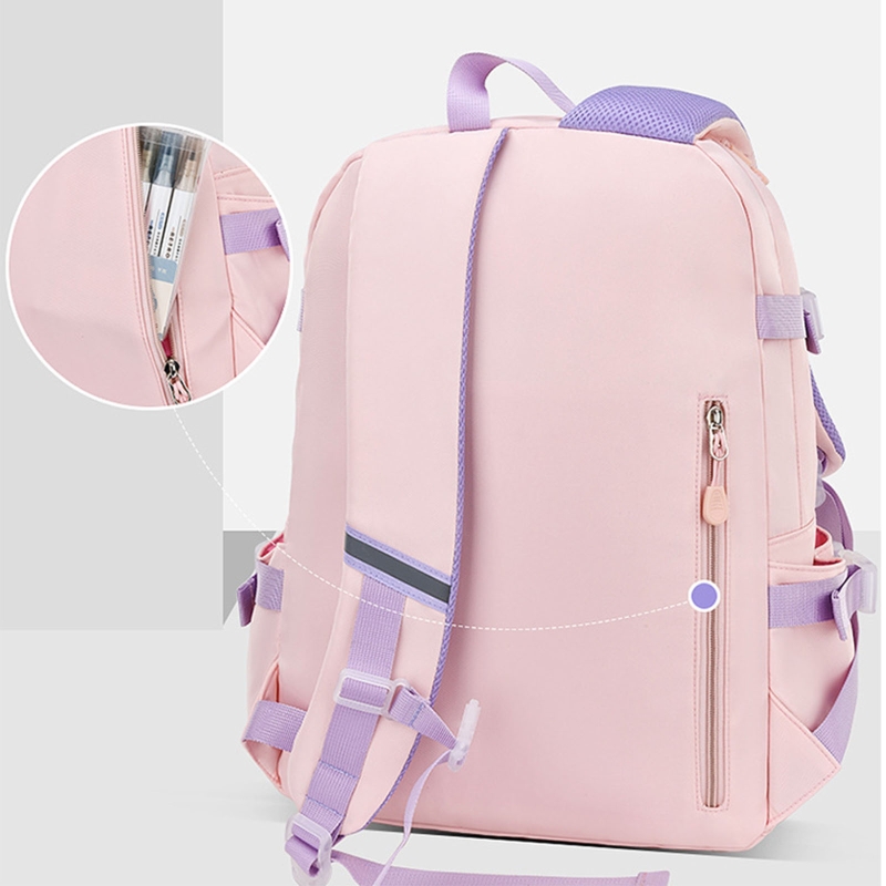 Kids Backpack Cute Girls Bookbag Lightweight School Bag for Elementary Students Women Travel Back Pack Sequins Decor