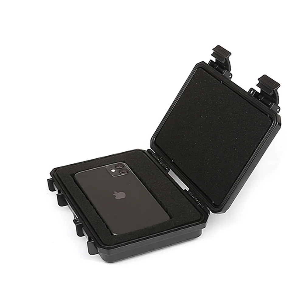 Suitcase Tool Box Portable ABS Waterproof Shockproof Safety Plastic Briefcase Storage Hard Case Sponge Pre-cut Foam ip67