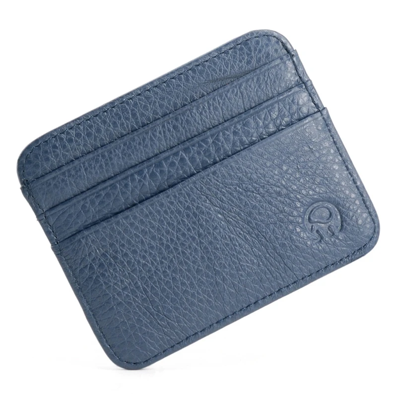 Leather 2025 Coin Purse new Card Holder Wallet RFID Blocking Slim Wallet Birthday Gift F3MD