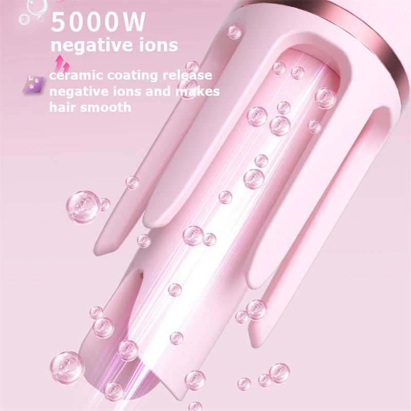 32mm Auto Curler, Iron With 4 Temperature , Automatic Shut-off, Anti-scald, Anti-tangle Rotating Curling Wand For Hair Styling Rizador Giratorio Para 