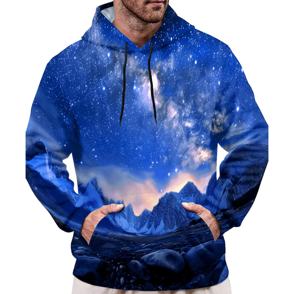 Hoodie for Mens Womens Hooded Sweatshirt Men Casual Long Sleeve 3D Print Novelty Mens Drawstring Sweatshirts Funny Graphic Hoodies sweatshirt Pullover
