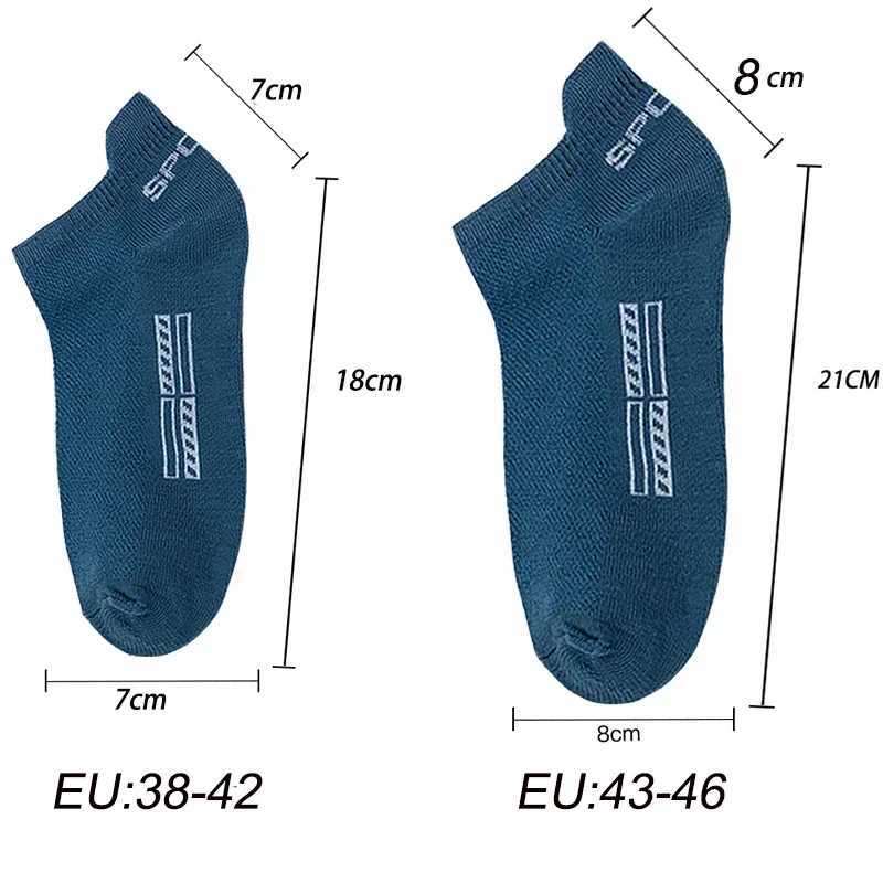 5 Pairs Men Short Unisex Cotton Men and Women Low Top Mesh Breathable Ankle Soft Sports Casual Men Short LX241102