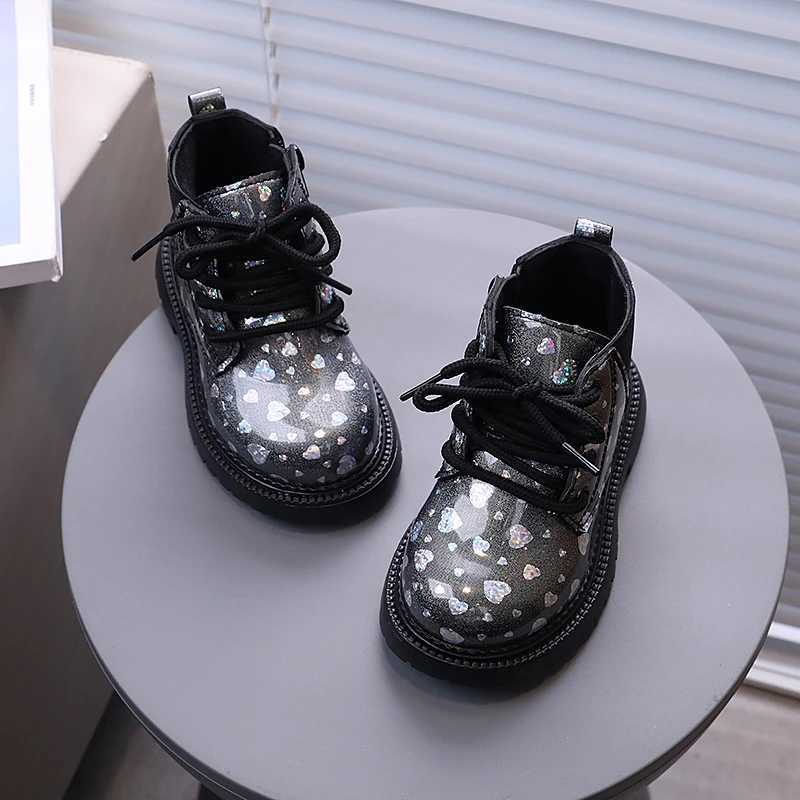 Star Printed Kids Fashion Boots Spring/Summer PU Zip Preschool Ankle Shoes Anti slip Baby Girls and Boys Boots M241102