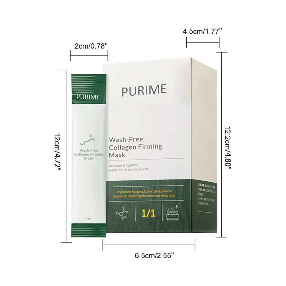 40pcs Purime new Korean Collagen 2025 Firming Hydrating Wash-free Aging S Anti Face Kit A6m9