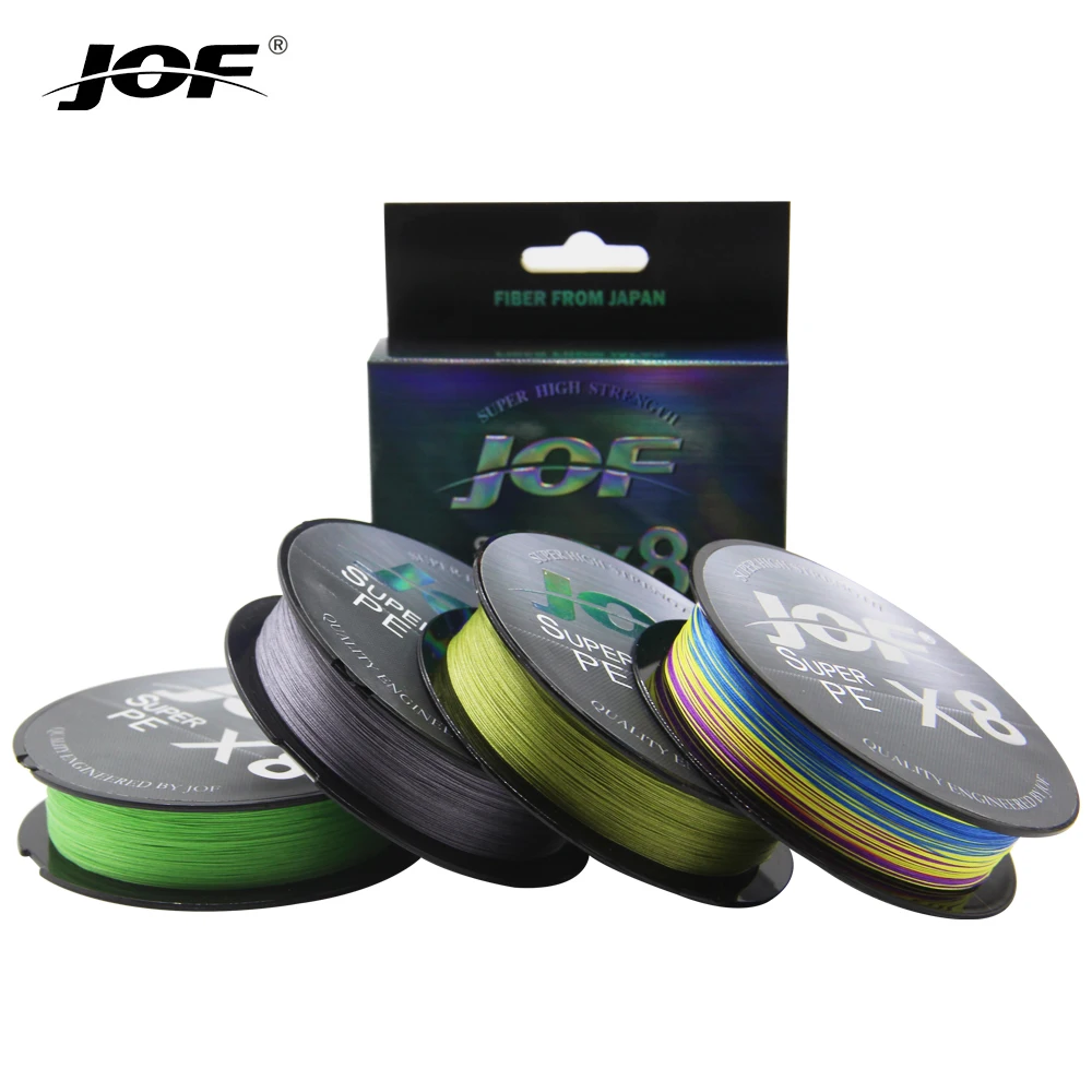 JOF Fishing Braided Fishing Line 300M new 150M 8 Strands Multifilamento 0.14mm - 0.50mm 2025 for carp fishing Super Strong 15LB-100LB