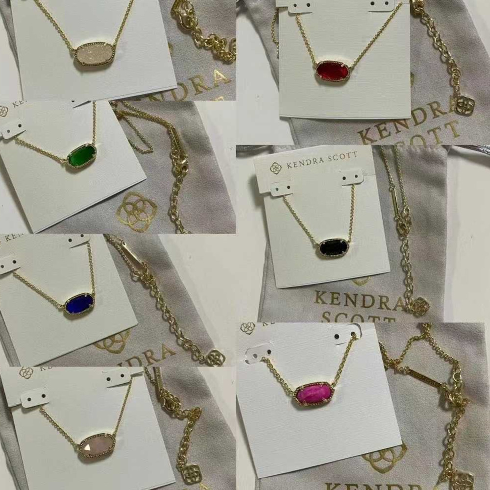 Designer Neclace Jewelry Singaporean Chain Elegance Oval Necklace k Necklace Female Collar Chain Female Necklace As a Gift for Love 2025