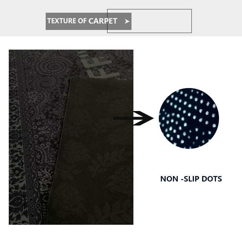 Printed Floor Mat Furnishings Cashmere Living Room Area Rugs Bedroom Bedside Bay Window Carpet Halloween Christmas GiftXJ241101