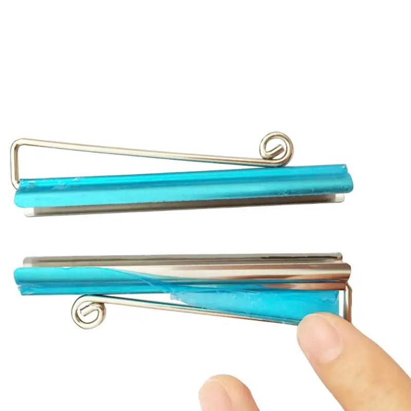 new 2025 Durable Spring Loaded Bifold Money Clip Bar Men's Wallet Accessories for Bifold Genuine Leather Wallet Purse Credit Card