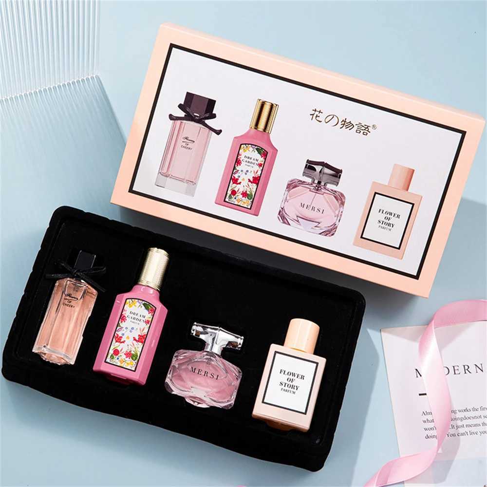 High quality womens perfume 110ML gift box four piece set perfume lasting fragrance perfume flawless originalW241102