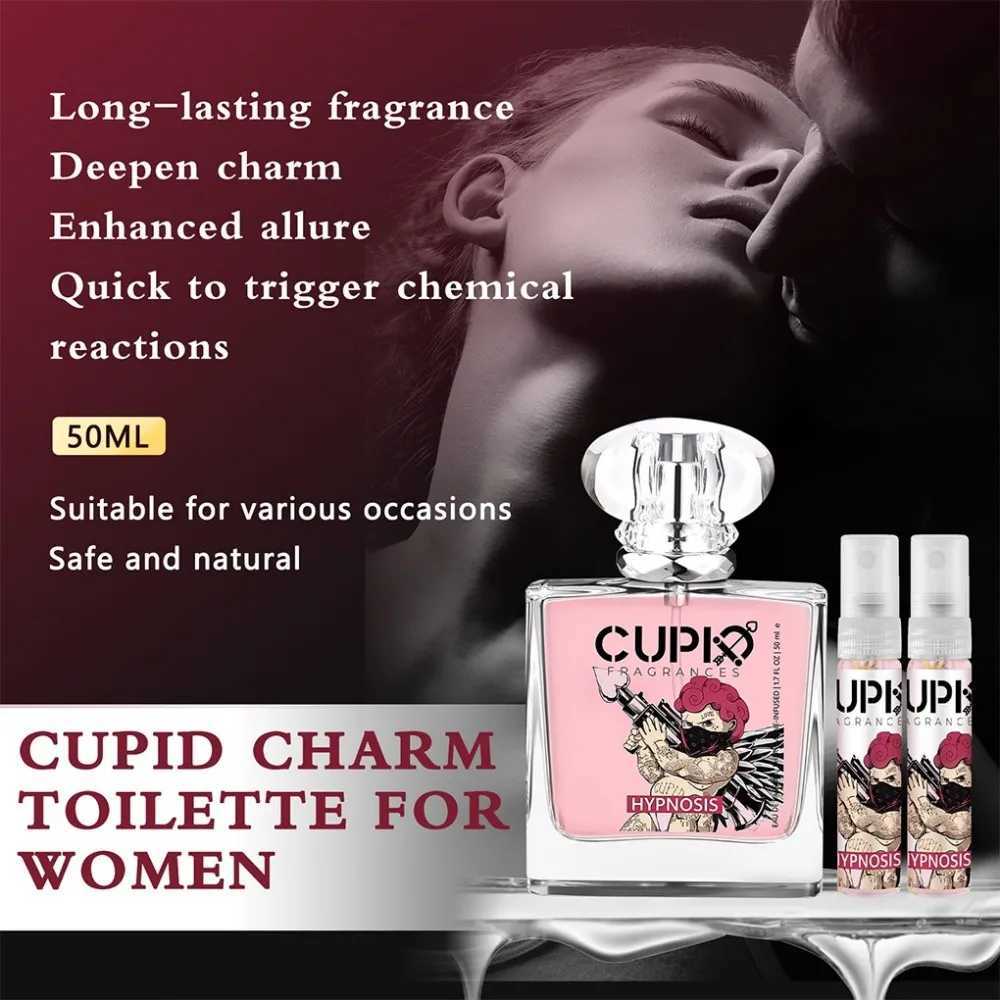 CUPID 2 Womens perfume Sweet smell of flower and fruity first love Pink style with two portable perfumeW241102