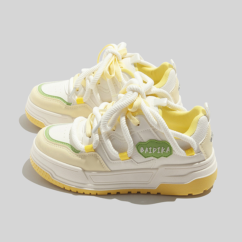 Korean High Aesthetic Version Autumn New Versatile Casual Sports Board Shoes Free Shipping