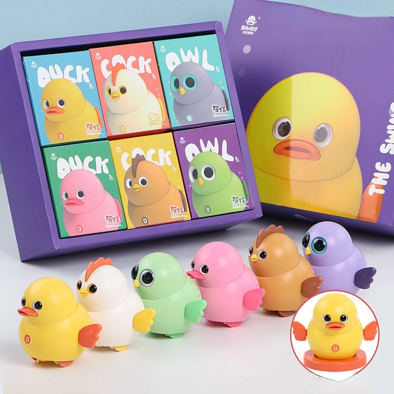 Electric Magnetic new Swing Chicken Duck Owl Toys For Children Girls Boys Baby 2025 Toy Swing Magnetic Doll Birthday Gift Kids
