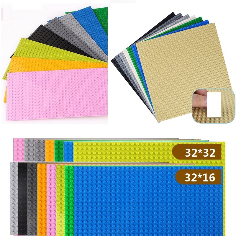 Baseplate 32*32 16X32 Dots Double 2025 new Sided Plate Building Blocks Classic Base Plate Bricks Kids Toys Compatible with Mor Brands