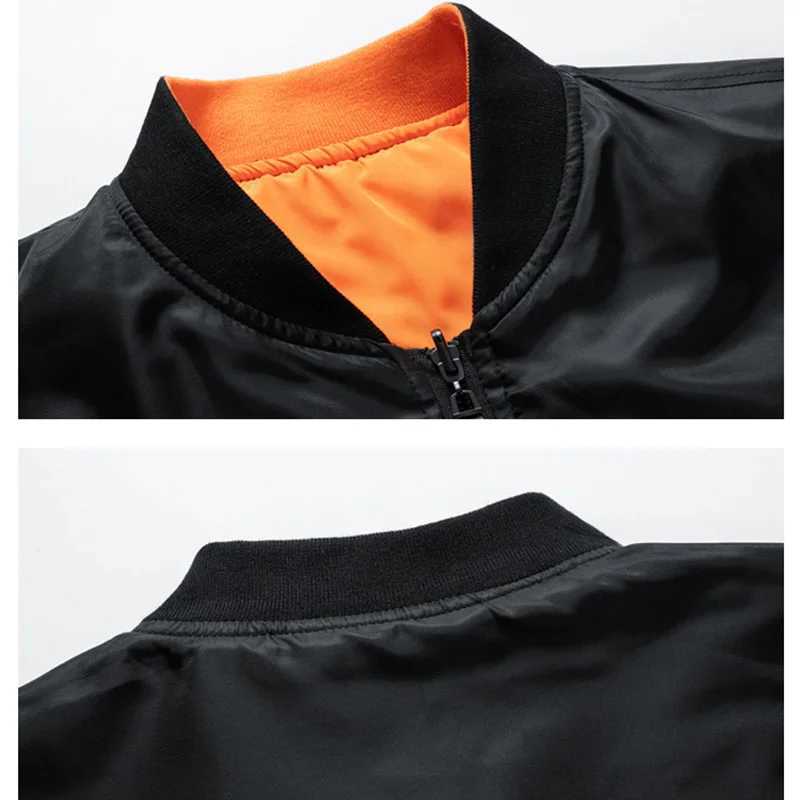 2024 Double sided Wear resistant Bomber Jacket Flight Pilot Jacket Military Air Tactical Mens Zipper Wear resistant Bomber Jacket W241102