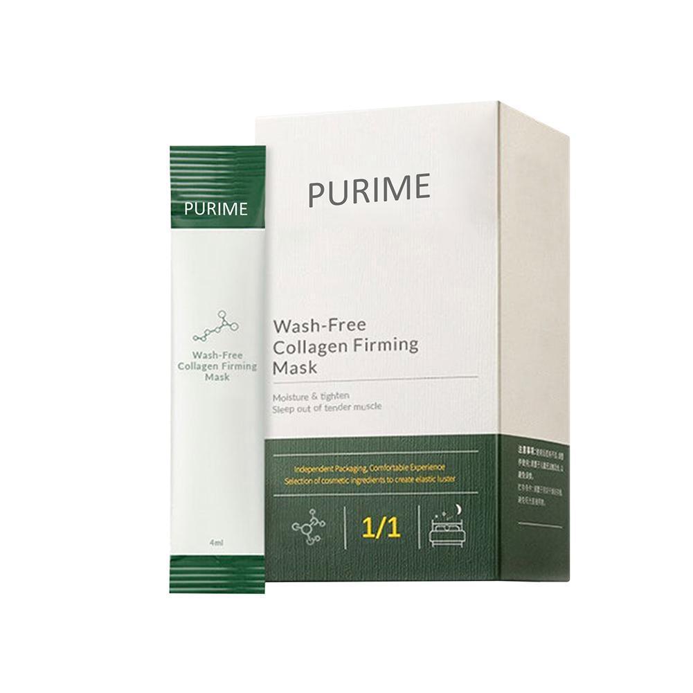 40pcs Purime new Korean Collagen 2025 Firming Hydrating Wash-free Aging S Anti Face Kit A6m9