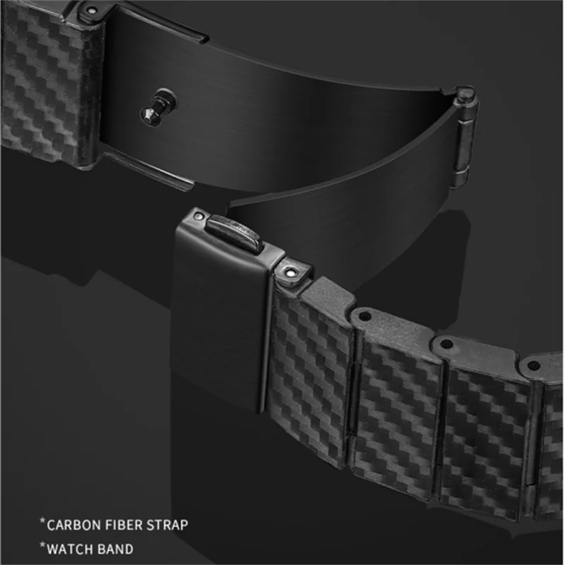 Correa de fibra de carbono para Amazfit GTR 4, pulsera ligera para Amazfit Bip 3/GTS 4/2/2e/3/2/4Mini GTR3 3Pro GTR 42