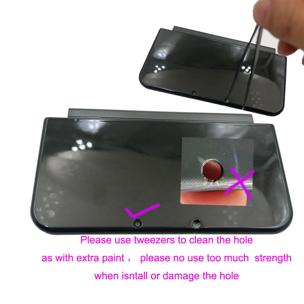 High Quality Front & Back Housing Shell Cover Faceplate Repair Part for Nintendo New 3DS XL New3DSLL