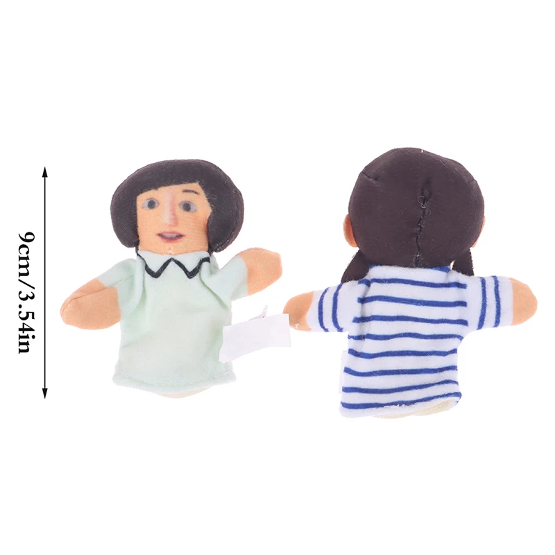 Puppets Children'S Hand Puppet new Stuffed Toys Finger Puppets 2025 Soft Toy Plush Toys Hand Puppets Children Seeds Family Member Puppet