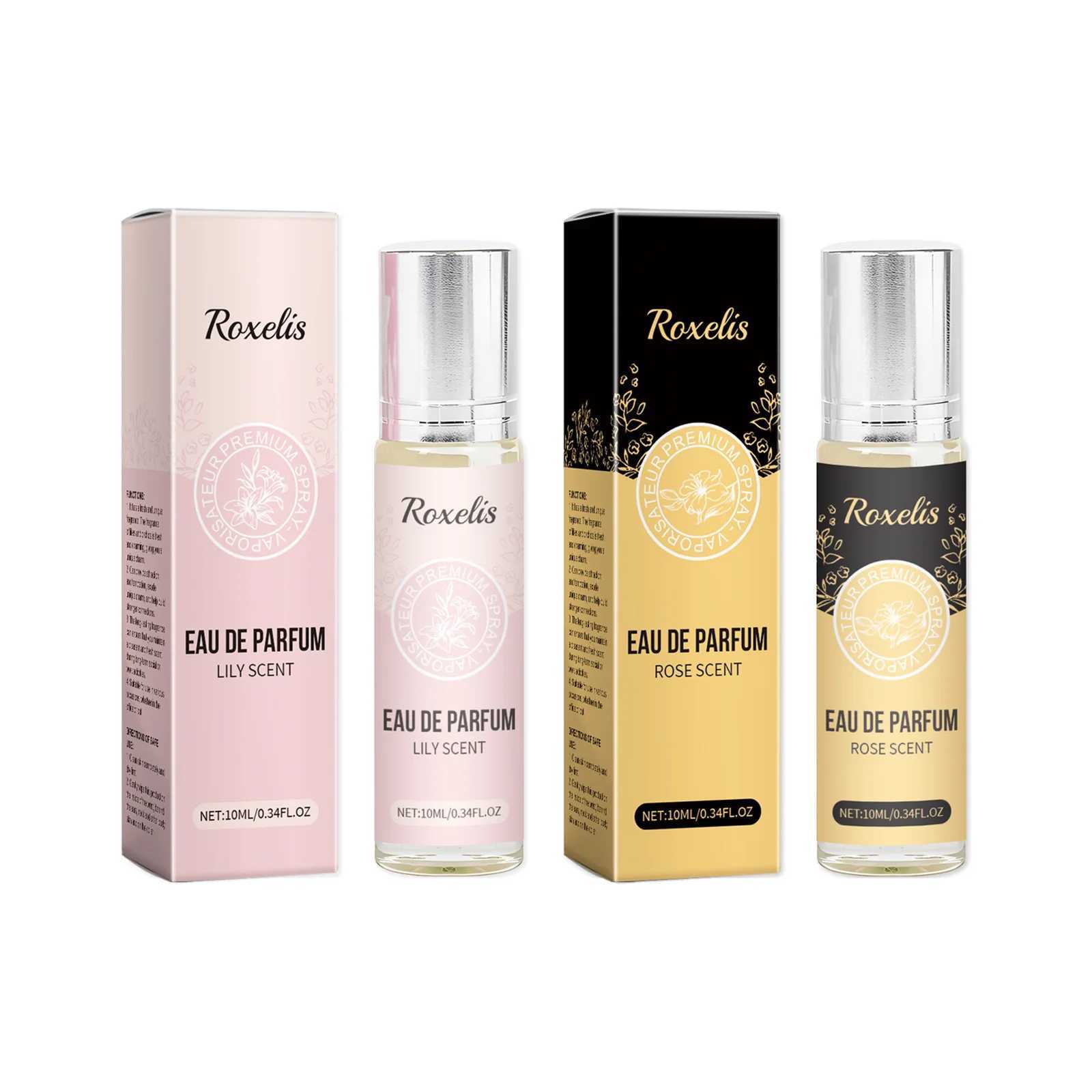 Pheromone roll lily perfume suitable for women lasting scent charming rose perfume non greasy elegant portable perfumeW241102