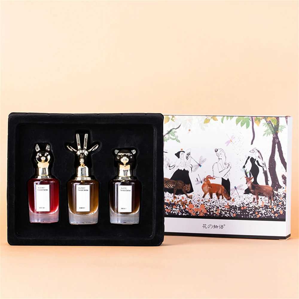 Womens perfume 75ml gift box three piece durable perfume spray plant flower fragrance pheromone perfume Cologne mens ToiletteW241102