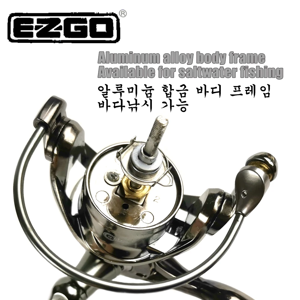 EZGO SG1000 SG6000 SG2500S SG3000 SG4000 Spinning Fishing Reel Max Drag 10-25kg Saltwater Jigging Reels Sea Fishing Carp Tackle