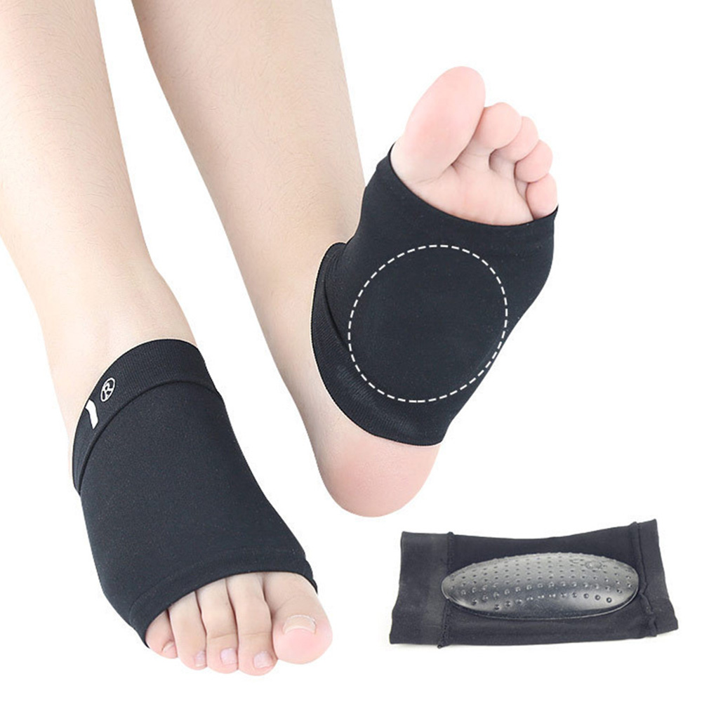 1pair Arch Support Sleeve Plantar Fasciitis Heel Spurs Strap Elastic new Gel Pad Arch Socks Insole Flat Foot Pain 2025 Relief Sleeve Sock