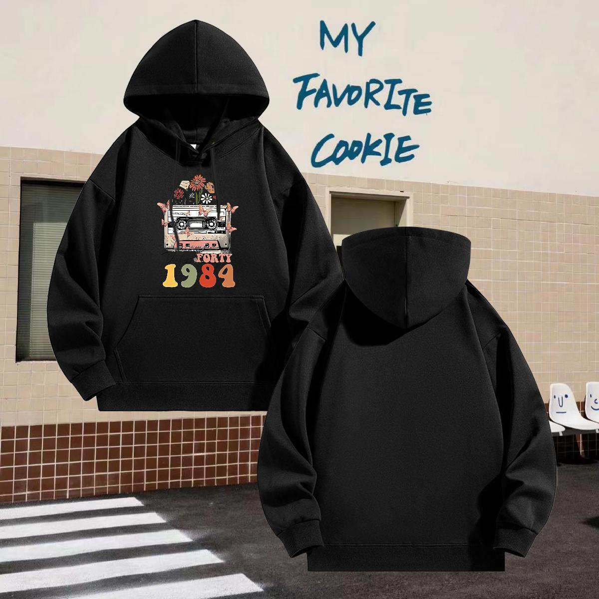 New Hoodie Street Wear Unisex Hoodie for Man Woman Breathable Long Sleeve Graphic Clothes Hoodie Cotton 350g