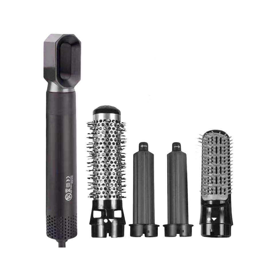 Curg Irons 7 In 1 Rotating Curler Comb Brush Dryers For Styg Tool Multi-Functional Hair Dryer