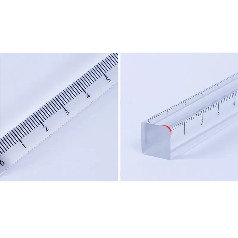 Clear Acrylic Straight Ruler 15cm/20cm/30cm new Clear Accurate 2025 Scales for Students