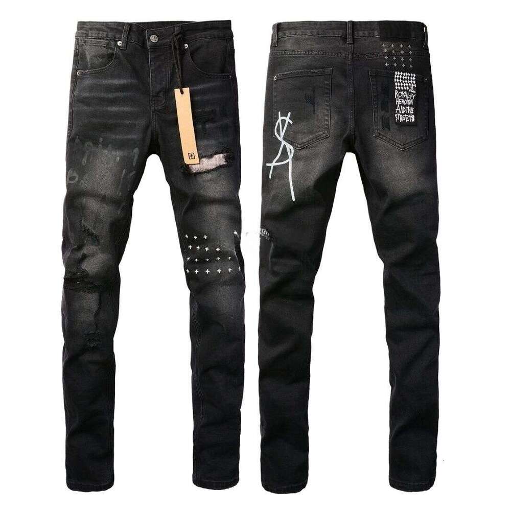 Ksubi Jeans exclusivity Denim Trousers Mens Jeans Designer Jean Men Black Pants High-end Quality Straight Design Retro Shinny Casual Sweatpants Design