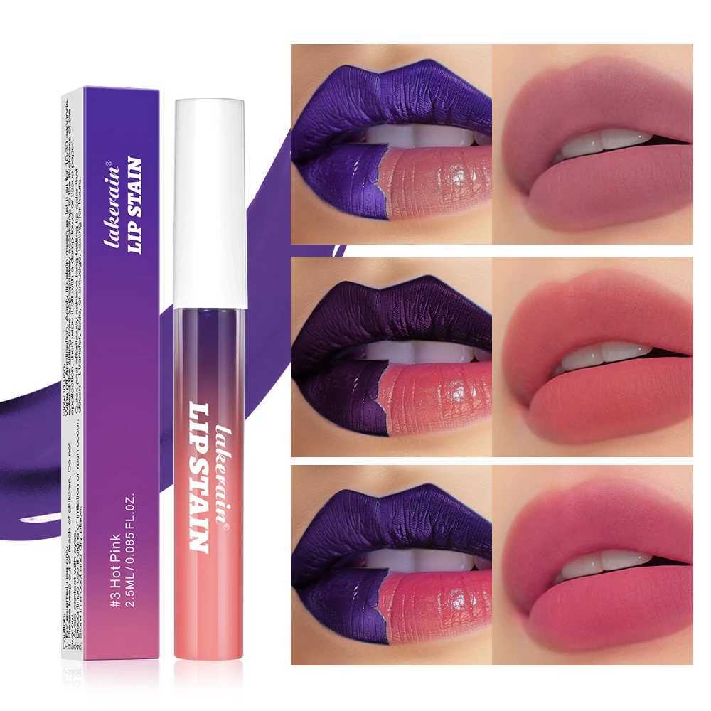 Lip color peeling reveals long-lasting waterproof pink lip color transfer preventing natural lip color W241101