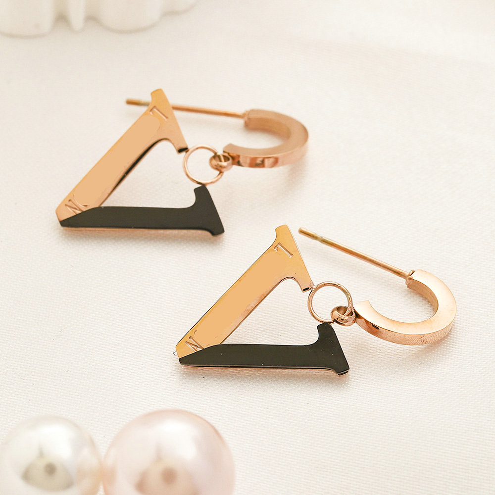 Gold Plated Designer Earrings Letter Geometric Famous Charm Pearl Earring Jewelry Woman Accessories Birthday Christmas Gifts Free shipping