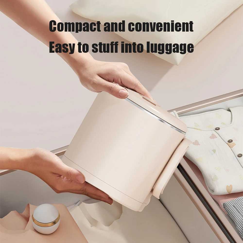 800ML folding mini electric kettle Mti function 304 stainless steel portable basin kettle water cup large capacity kettle Y241102