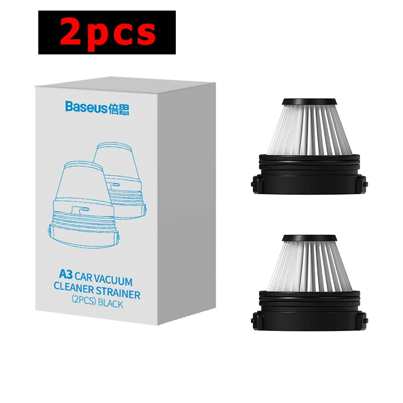 Baseus new 2PCS HEPA Nano Filter For 2025 A3 15000Pa Car Vacuum Cleaner Filters
